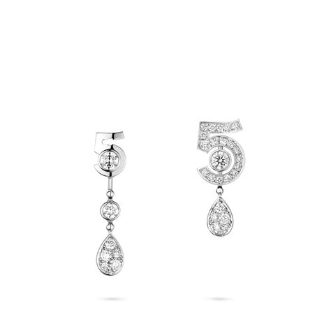 chanel eternal no 5 earrings.